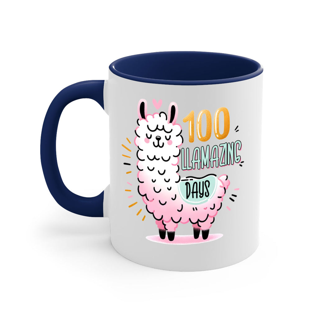 100th Day of School Llama 39#- 100 days-Mug / Coffee Cup