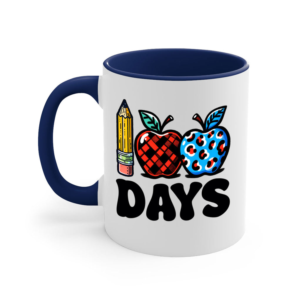 100th day of school Apple 38#- 100 days-Mug / Coffee Cup
