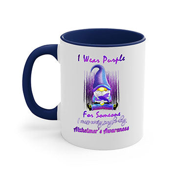 Alzheimers Awareness Products I Wear Purple Ribbon Gnome 22#- alzheimers-Mug / Coffee Cup