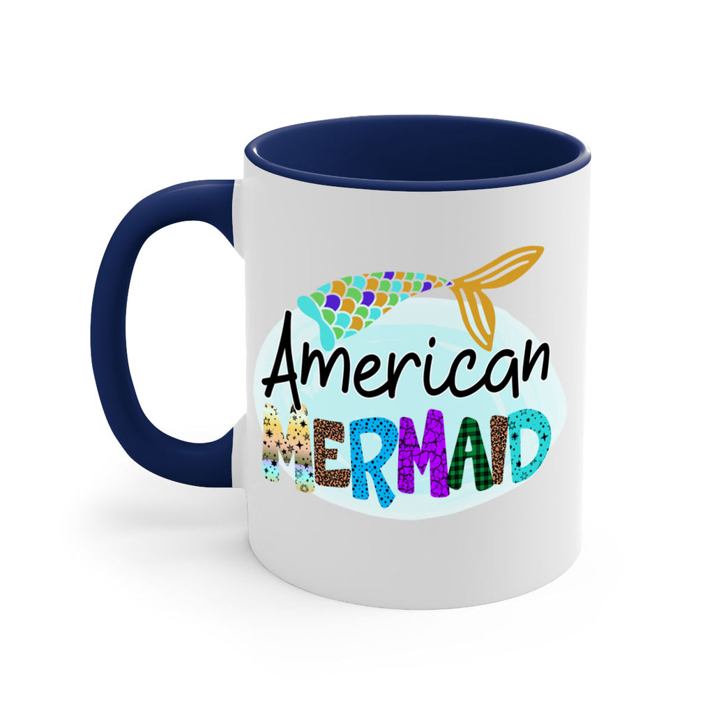 American Mermaid 14#- mermaid-Mug / Coffee Cup