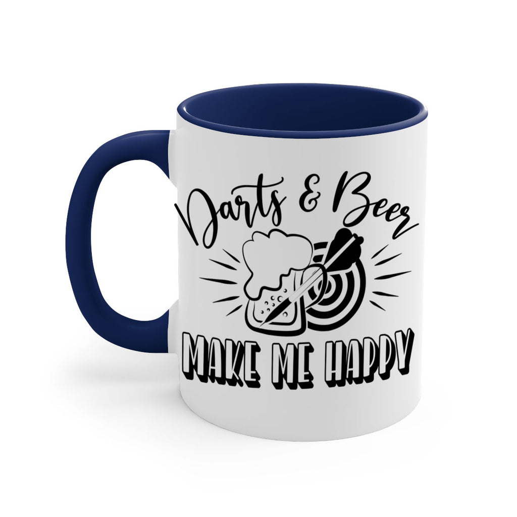 Darts Beer Make me happy 1343#- darts-Mug / Coffee Cup