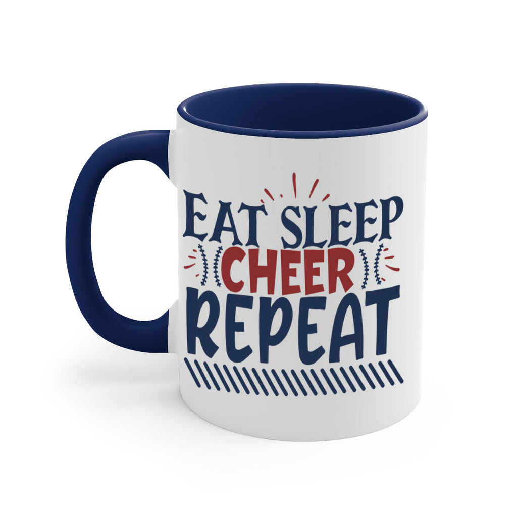 Eat sleep cheer repeat 1547#- football-Mug / Coffee Cup