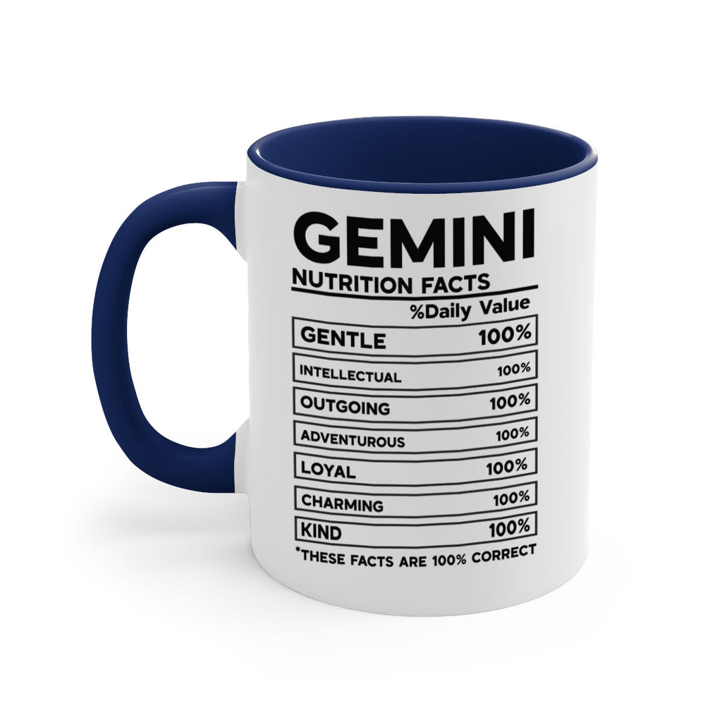 Gemini Nutrition Facts 220#- zodiac-Mug / Coffee Cup