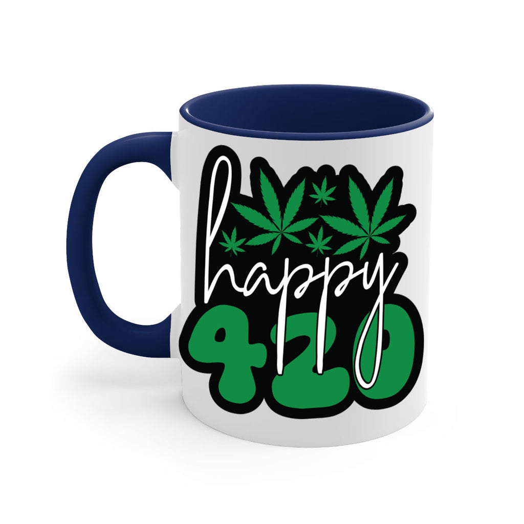 Happy 420 102#- marijuana-Mug / Coffee Cup
