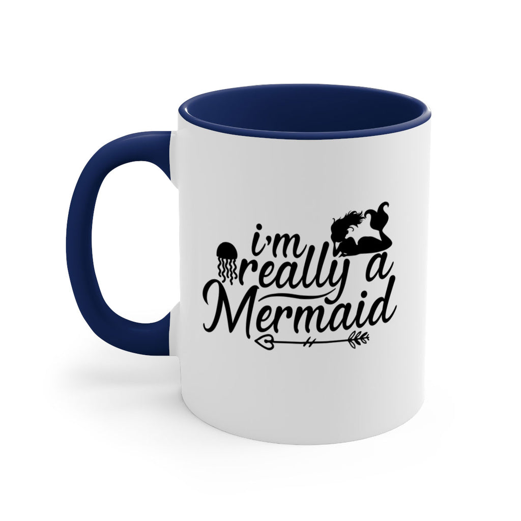 I m Really A Mermaid 213#- mermaid-Mug / Coffee Cup