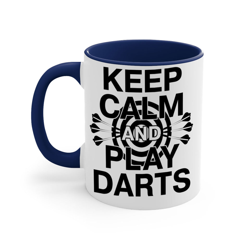 Keep calm And play Darts 961#- darts-Mug / Coffee Cup