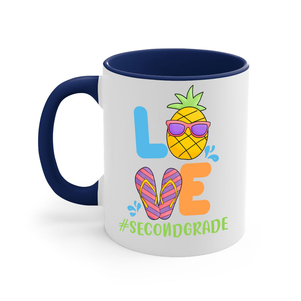 LOVE 2nd Grade Summer Pineapple 17#- second grade-Mug / Coffee Cup
