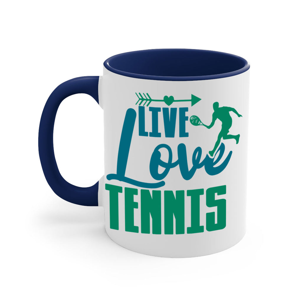 Live Love Tennis 828#- tennis-Mug / Coffee Cup