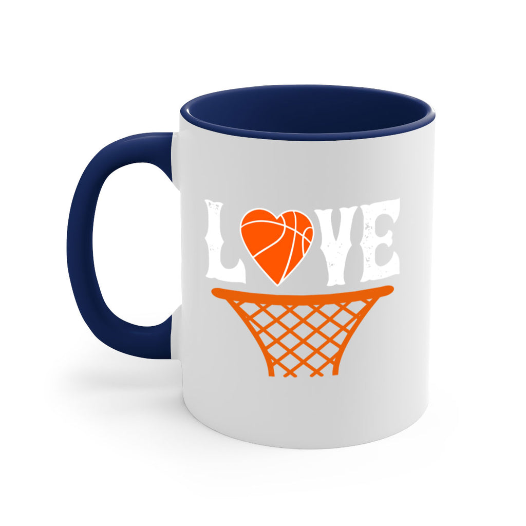 Love 704#- basketball-Mug / Coffee Cup