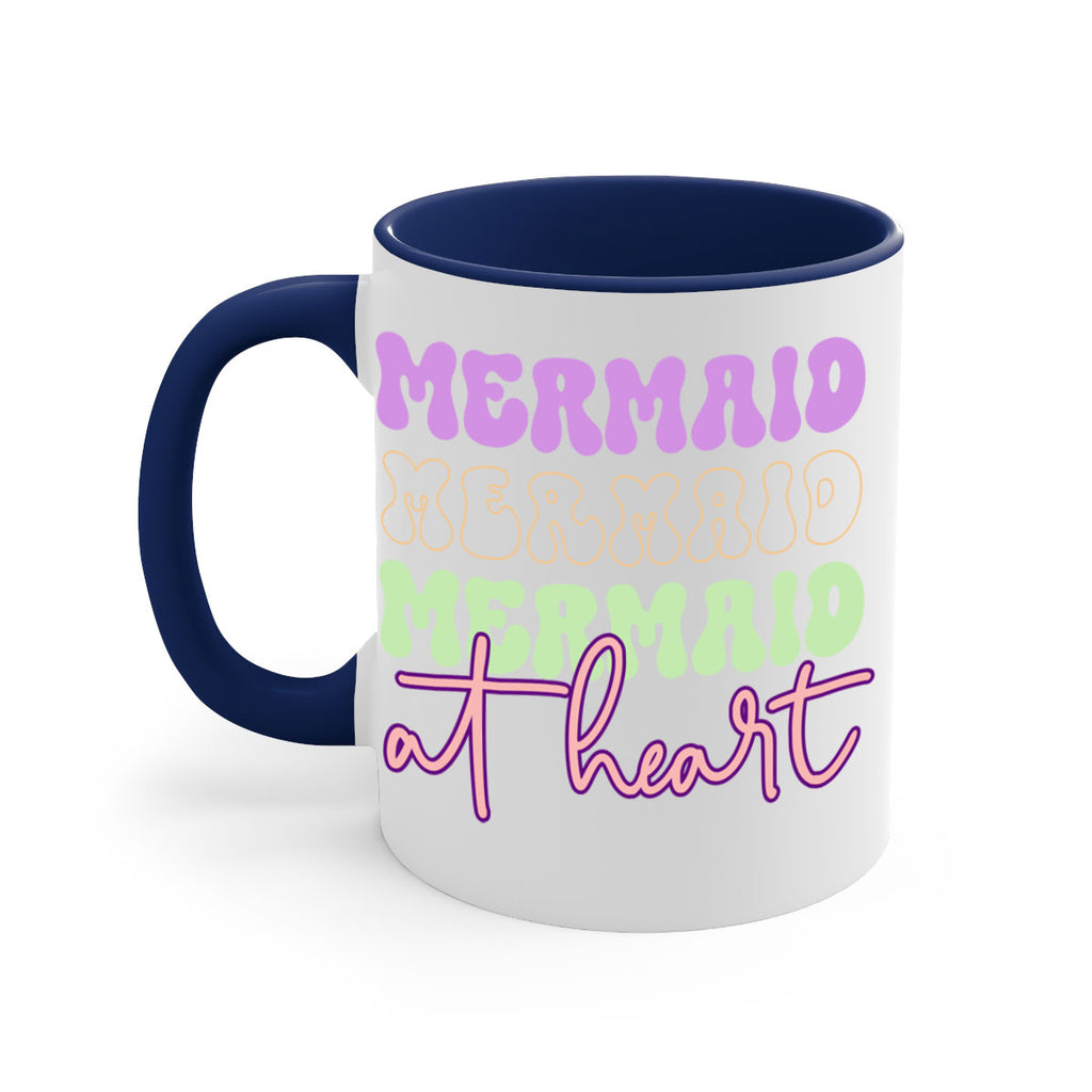 Mermaid At Heart 394#- mermaid-Mug / Coffee Cup