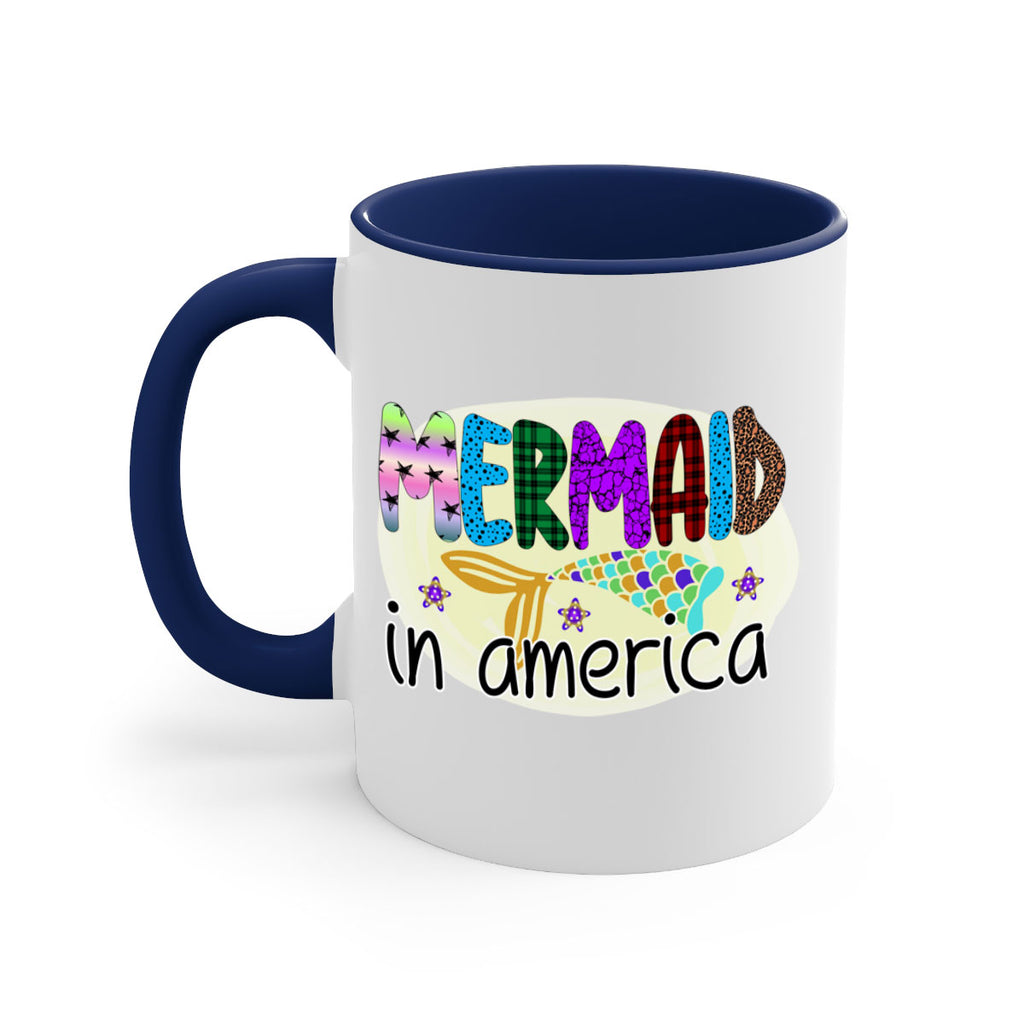 Mermaid In America 419#- mermaid-Mug / Coffee Cup
