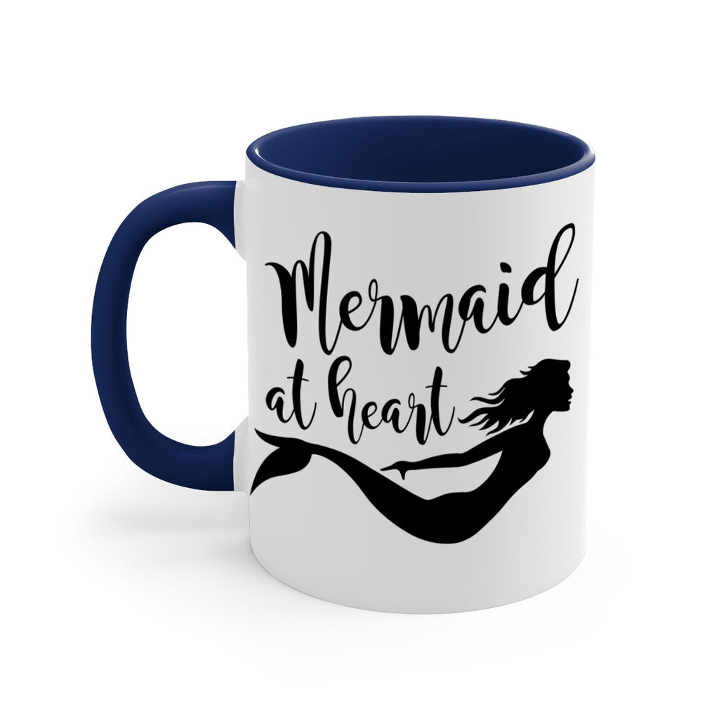 Mermaid at heart 395#- mermaid-Mug / Coffee Cup