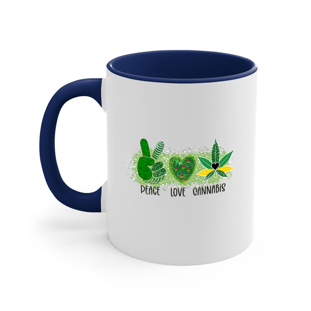 Peace Love Cannabis 215#- marijuana-Mug / Coffee Cup
