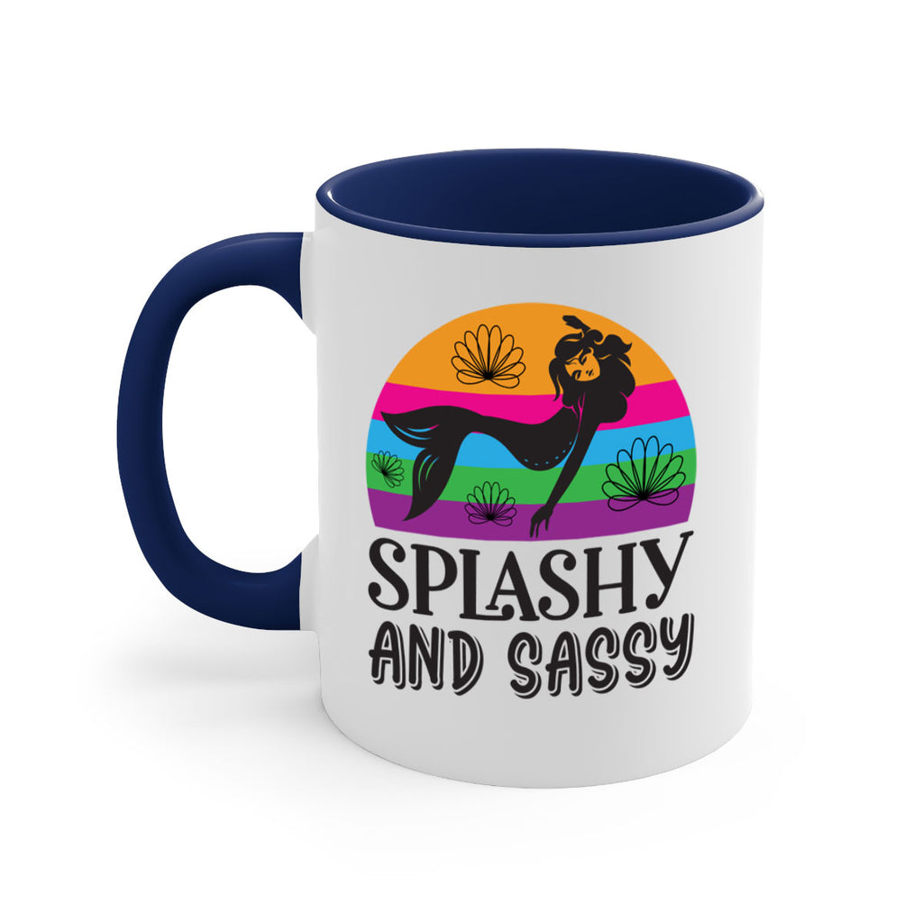 Splashy and sassy 623#- mermaid-Mug / Coffee Cup