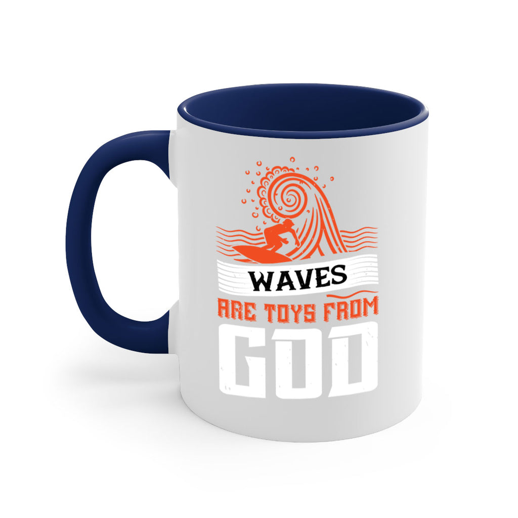Waves are toys from God 2387#- surfing-Mug / Coffee Cup