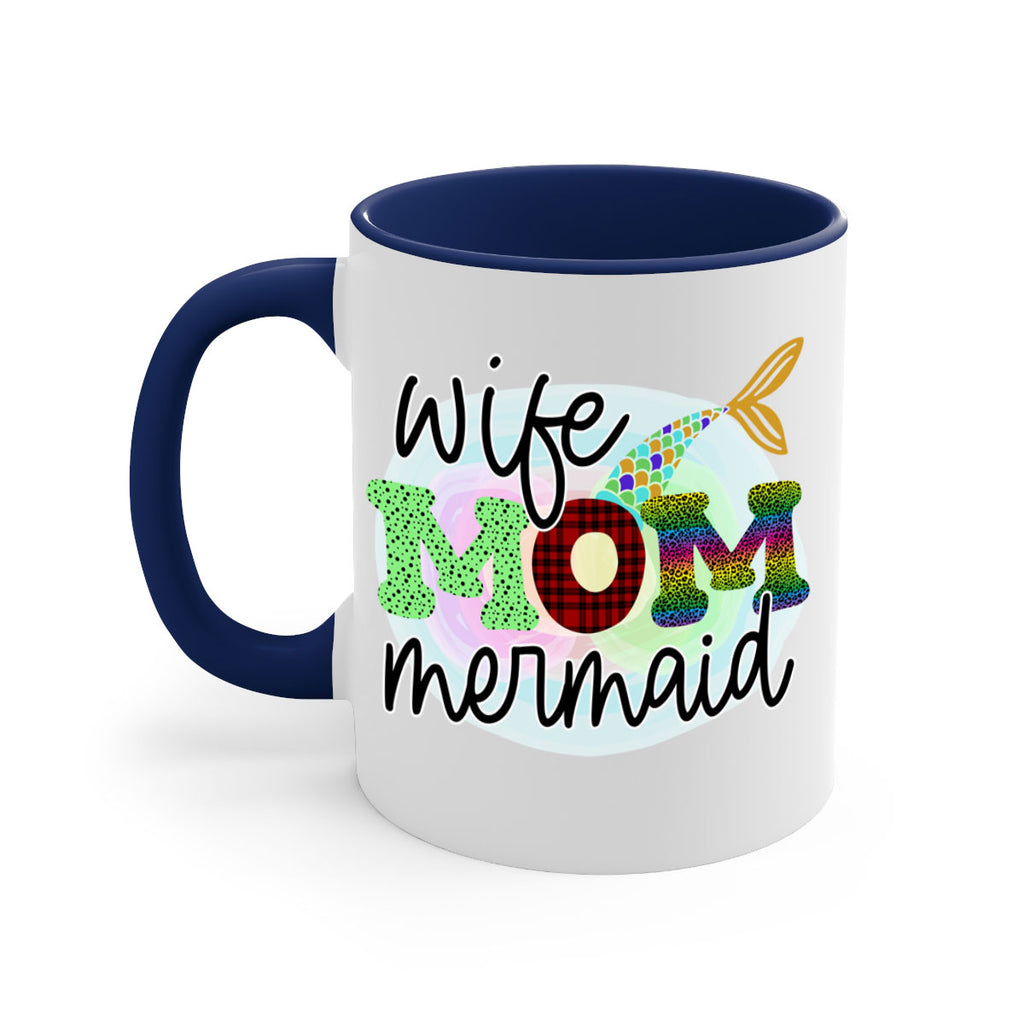 Wife Mom Mermaid 674#- mermaid-Mug / Coffee Cup
