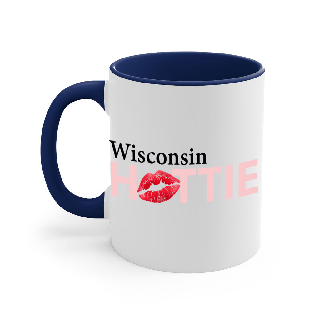 Wisconsin Hottie With Red Lips 49#- Hottie Collection-Mug / Coffee Cup