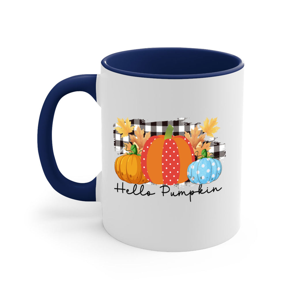 hello pumpkin 290#- fall-Mug / Coffee Cup