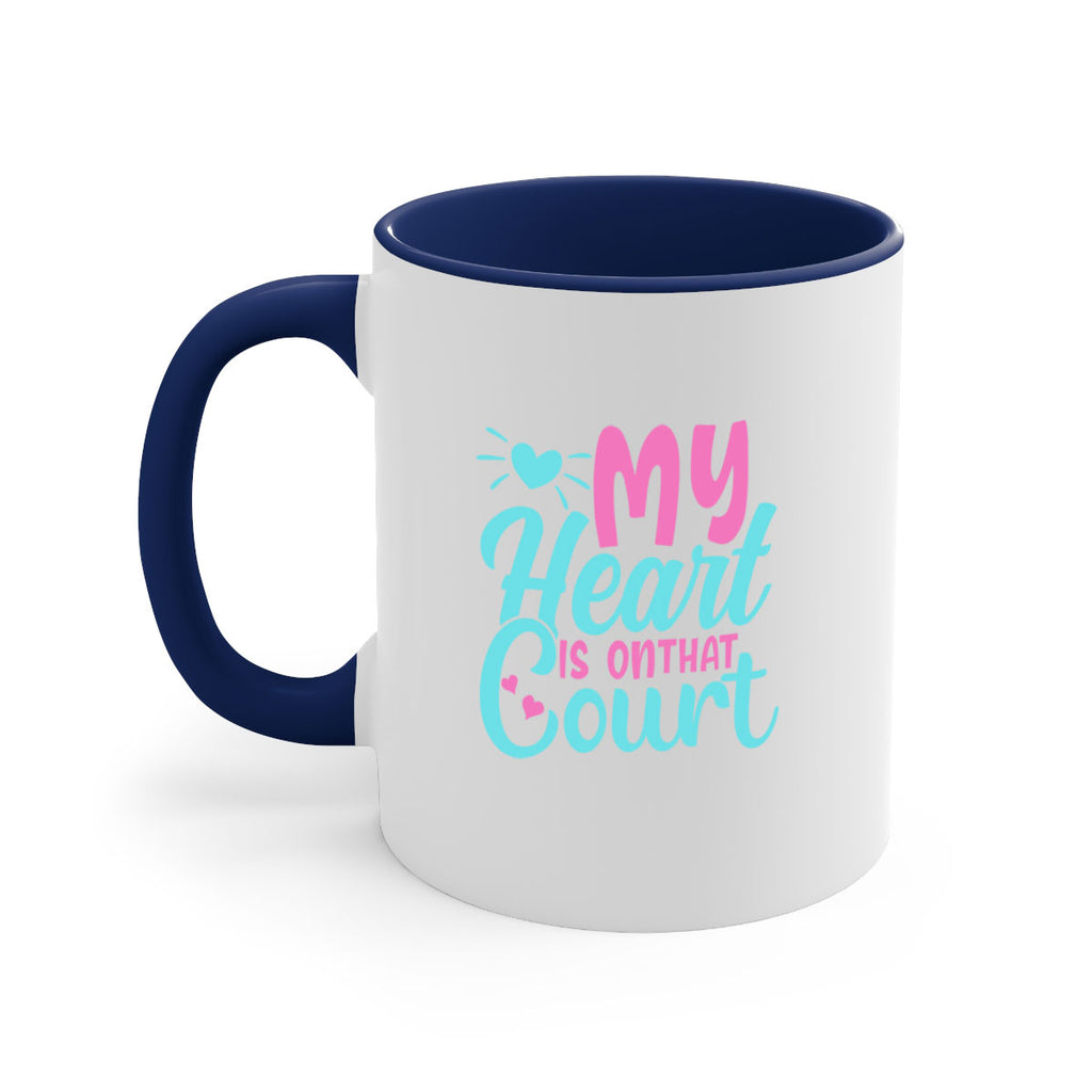 my heart is on the court 1988#- basketball-Mug / Coffee Cup