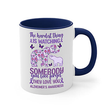 AlzheimerS Awareness Purple Elephant 16#- alzheimers-Mug / Coffee Cup