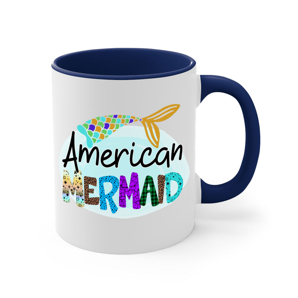 American Mermaid 14#- mermaid-Mug / Coffee Cup