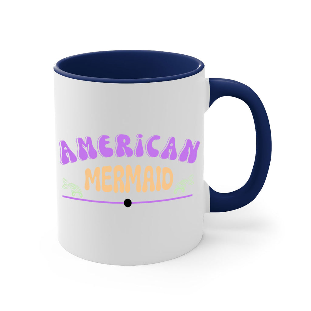 American Mermaid 16#- mermaid-Mug / Coffee Cup