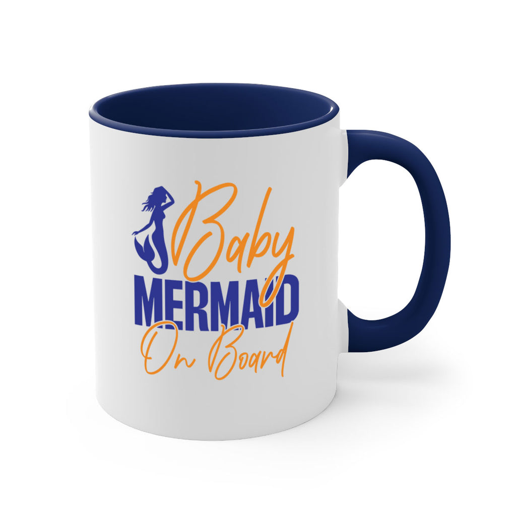 Baby Mermaid on Board 20#- mermaid-Mug / Coffee Cup