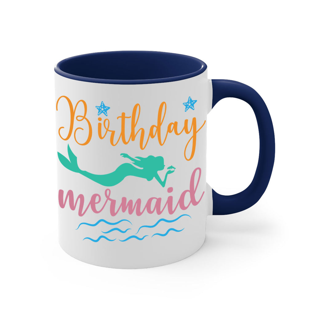 Birthday Mermaid Design 79#- mermaid-Mug / Coffee Cup