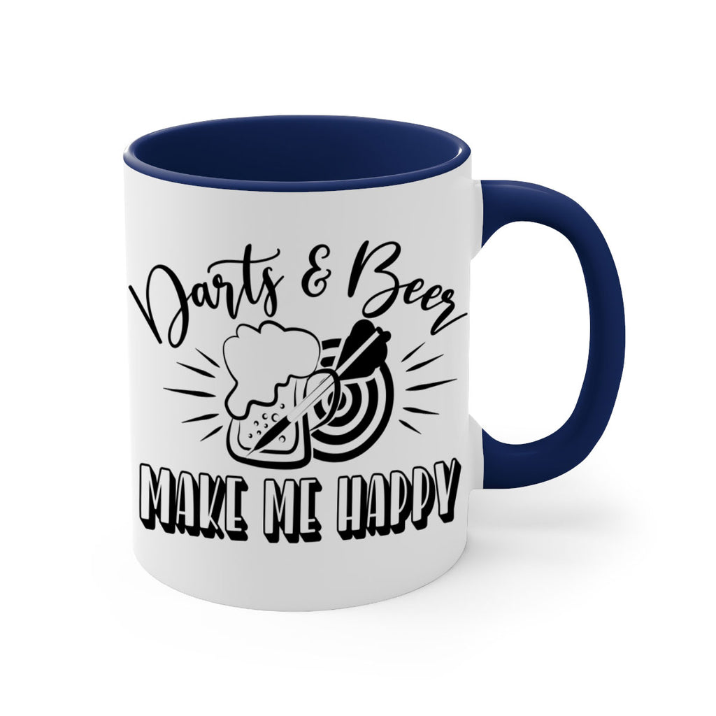 Darts Beer Make me happy 1343#- darts-Mug / Coffee Cup