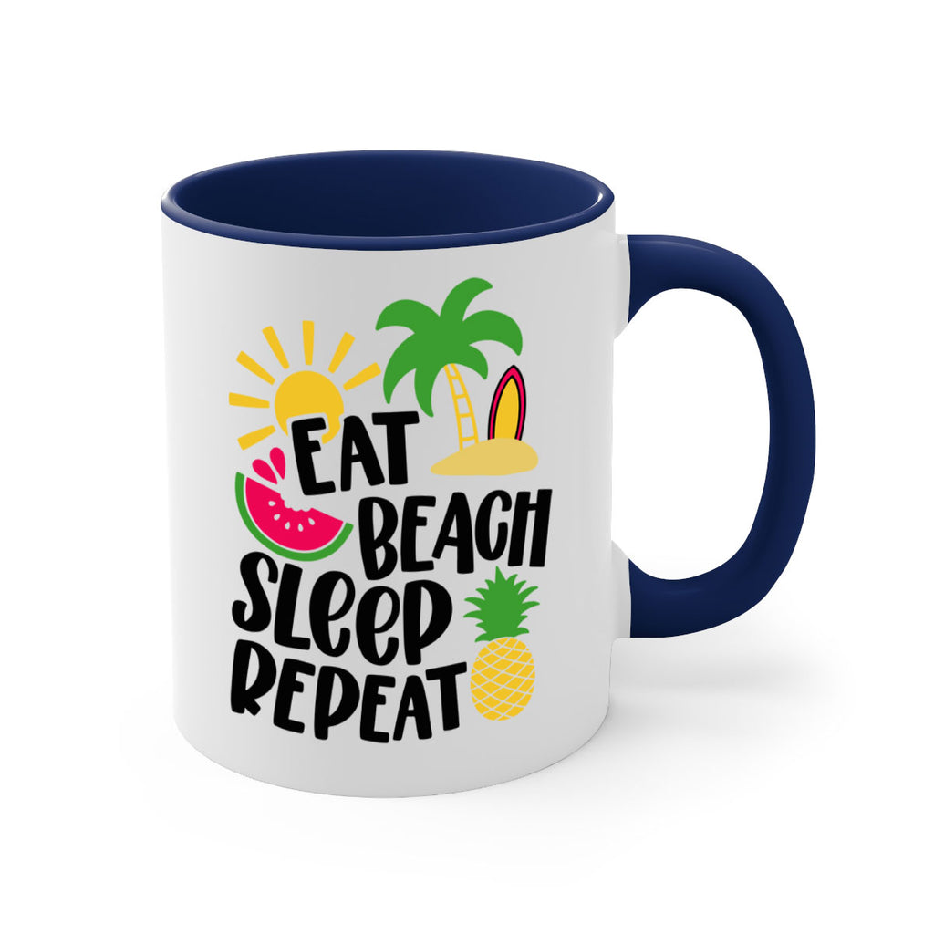 Eat Beach Sleep Repeat Style 47#- Summer-Mug / Coffee Cup