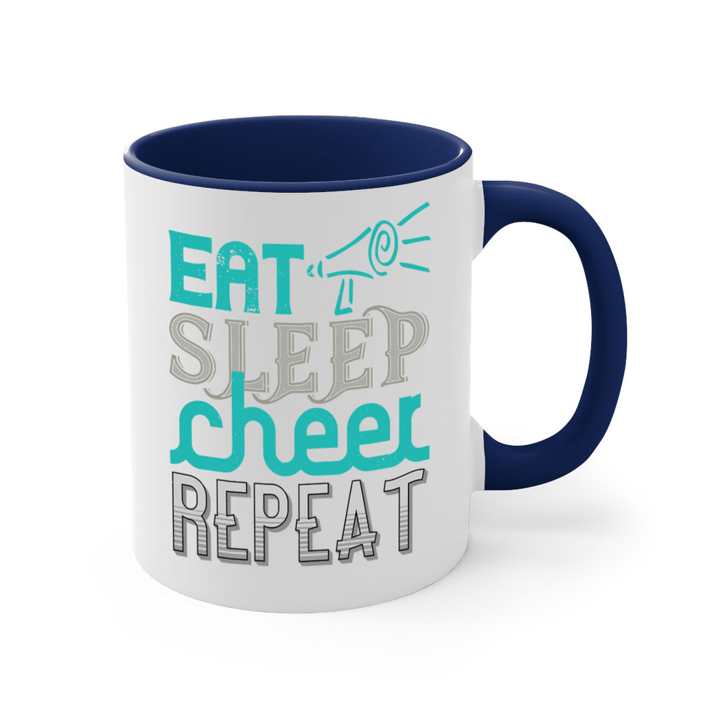 Eat sleep cheer reapet 1317#- football-Mug / Coffee Cup