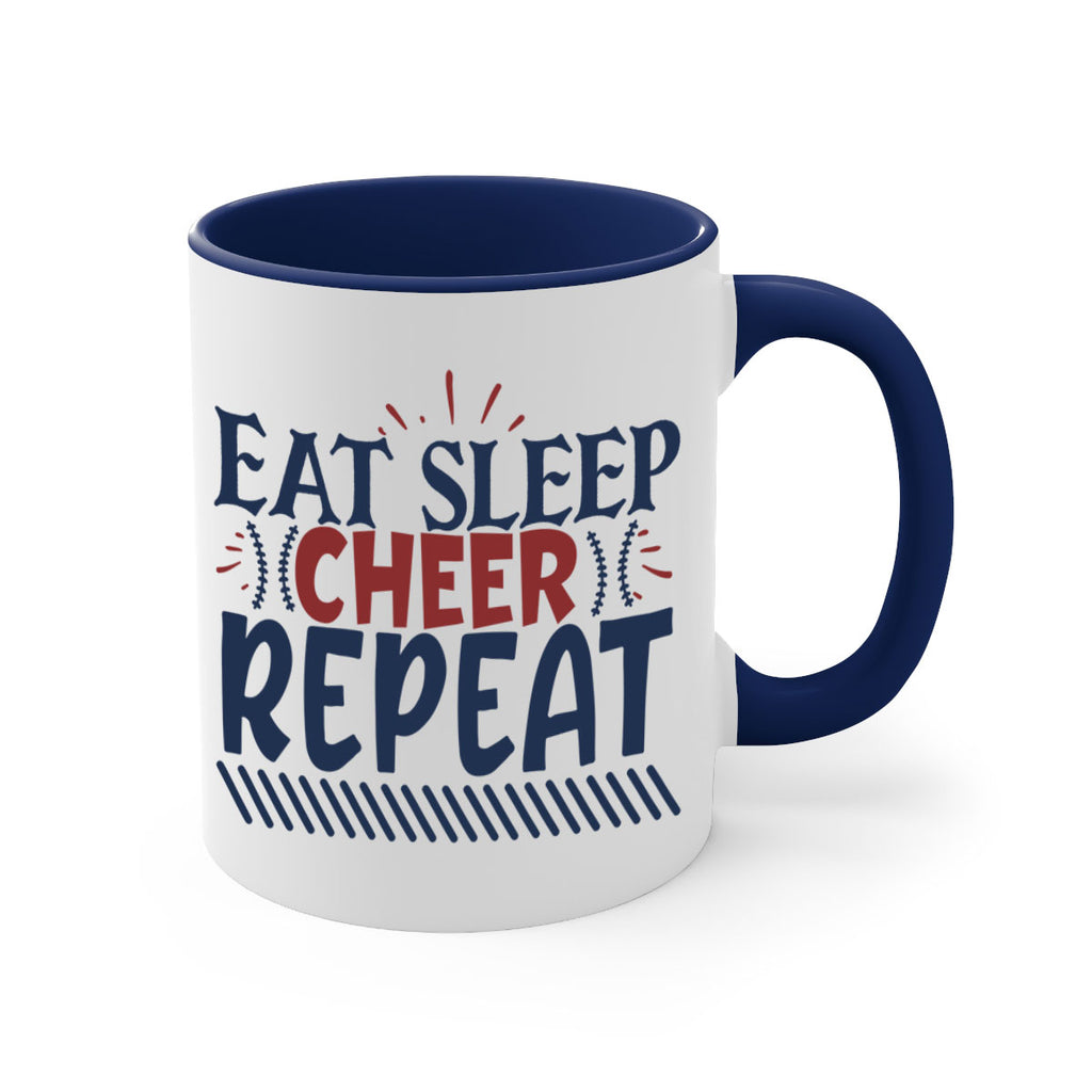 Eat sleep cheer repeat 1547#- football-Mug / Coffee Cup