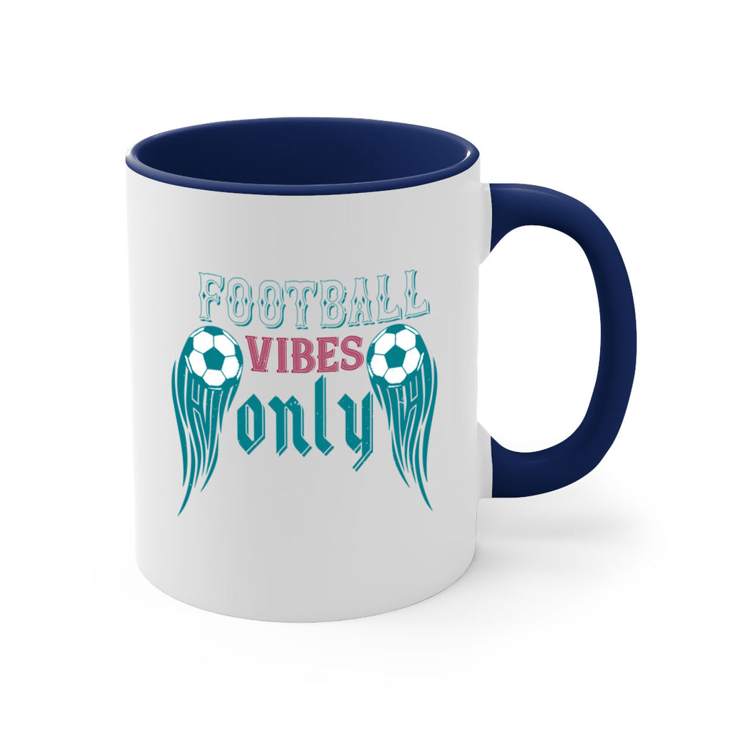 Football vibes only 1232#- football-Mug / Coffee Cup