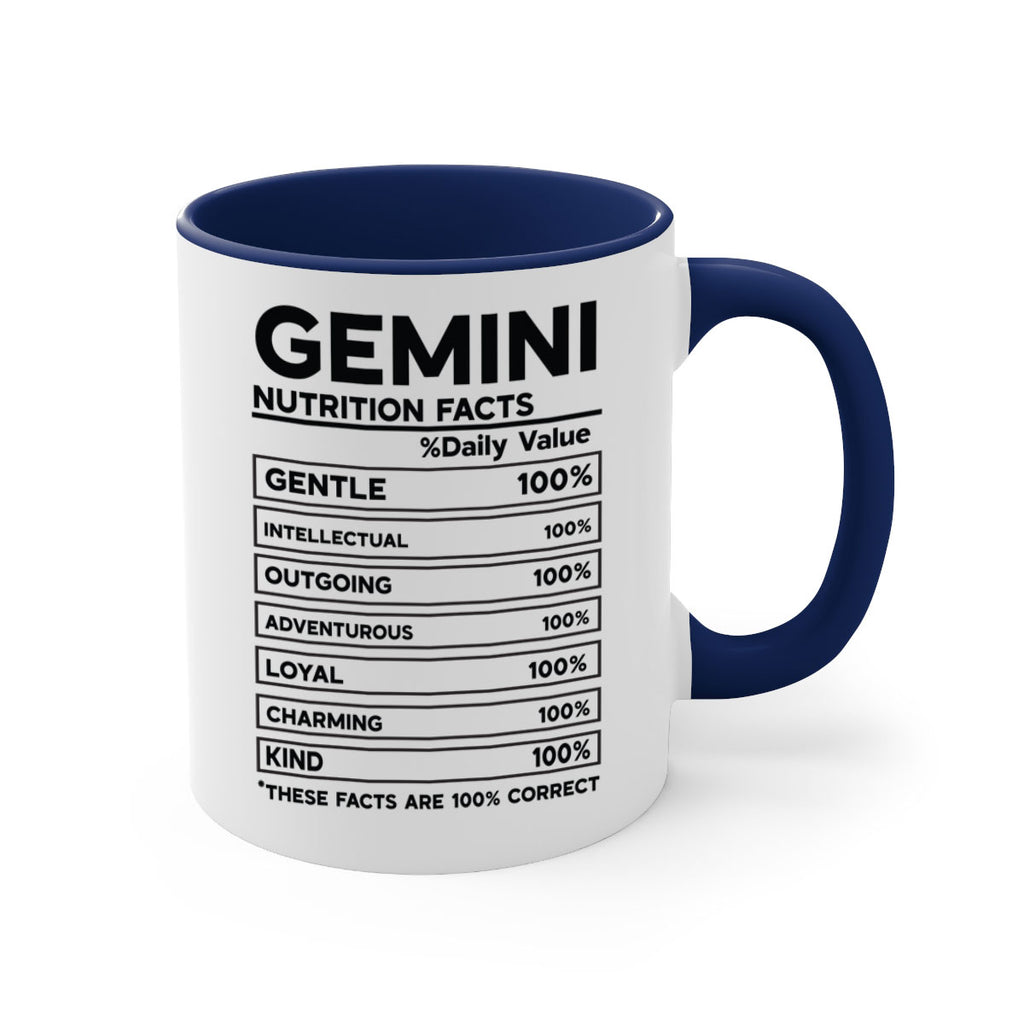 Gemini Nutrition Facts 220#- zodiac-Mug / Coffee Cup