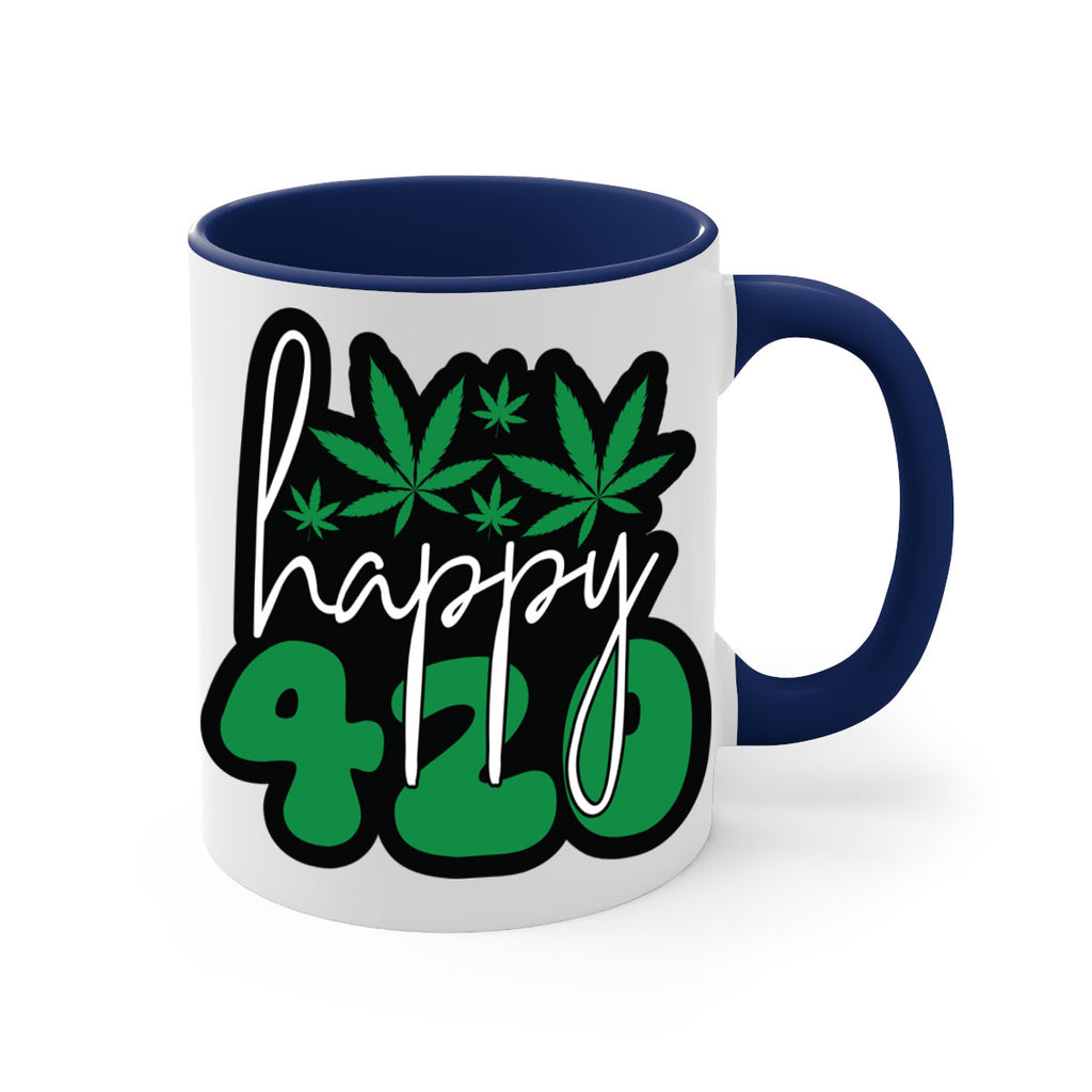 Happy 420 102#- marijuana-Mug / Coffee Cup