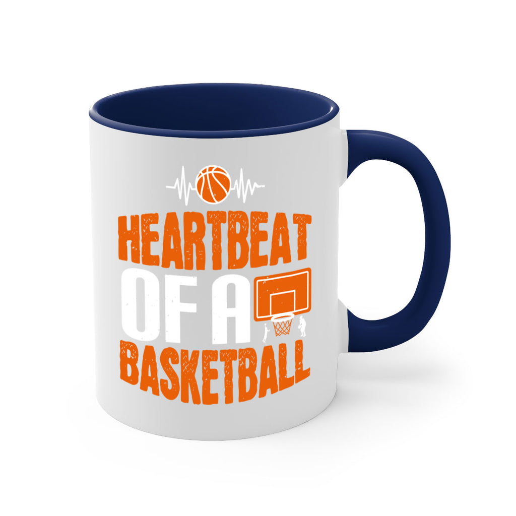 Heartbeat of a basketball 2298#- basketball-Mug / Coffee Cup