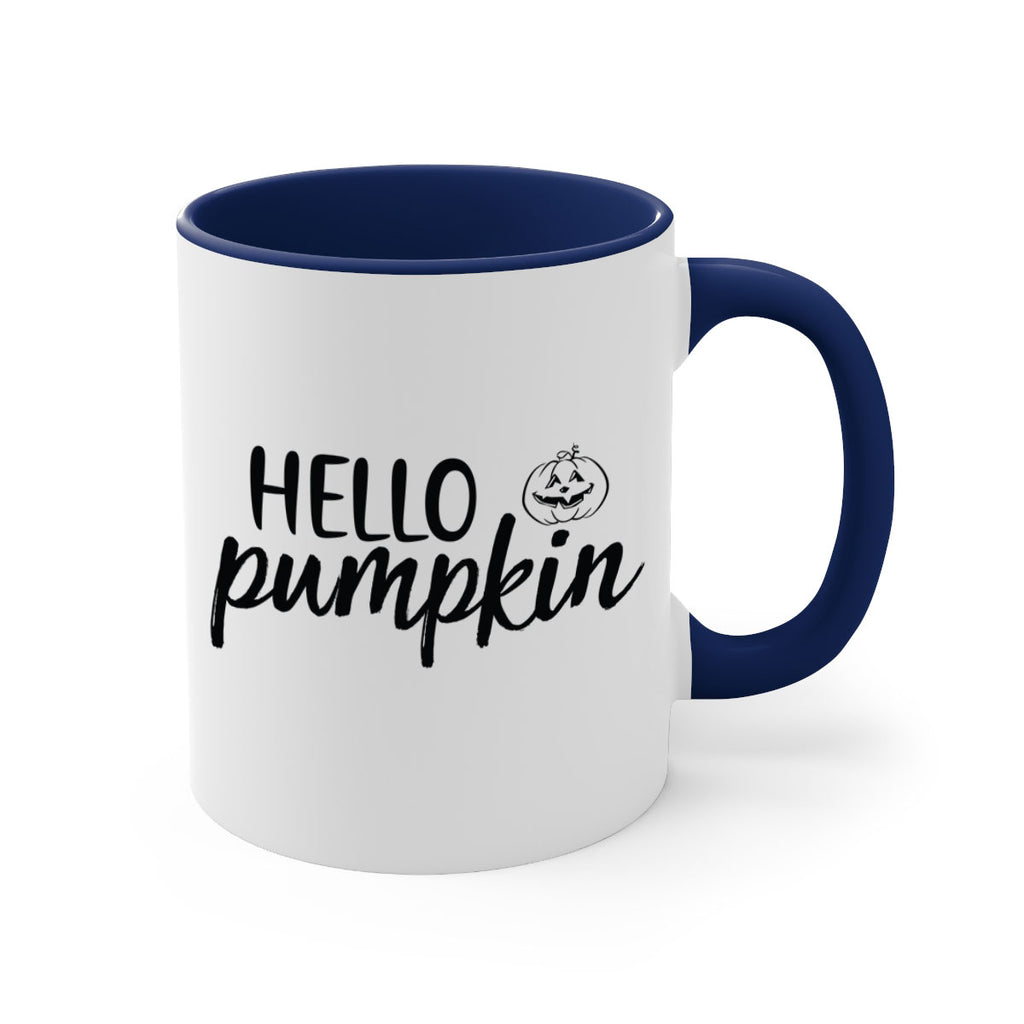 Hello Pumpkin 286#- fall-Mug / Coffee Cup