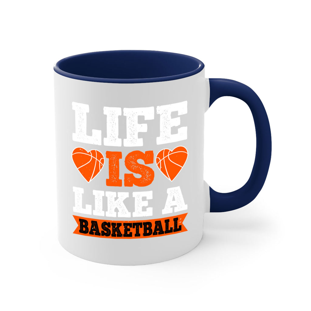 Life is like a basketball 2043#- basketball-Mug / Coffee Cup