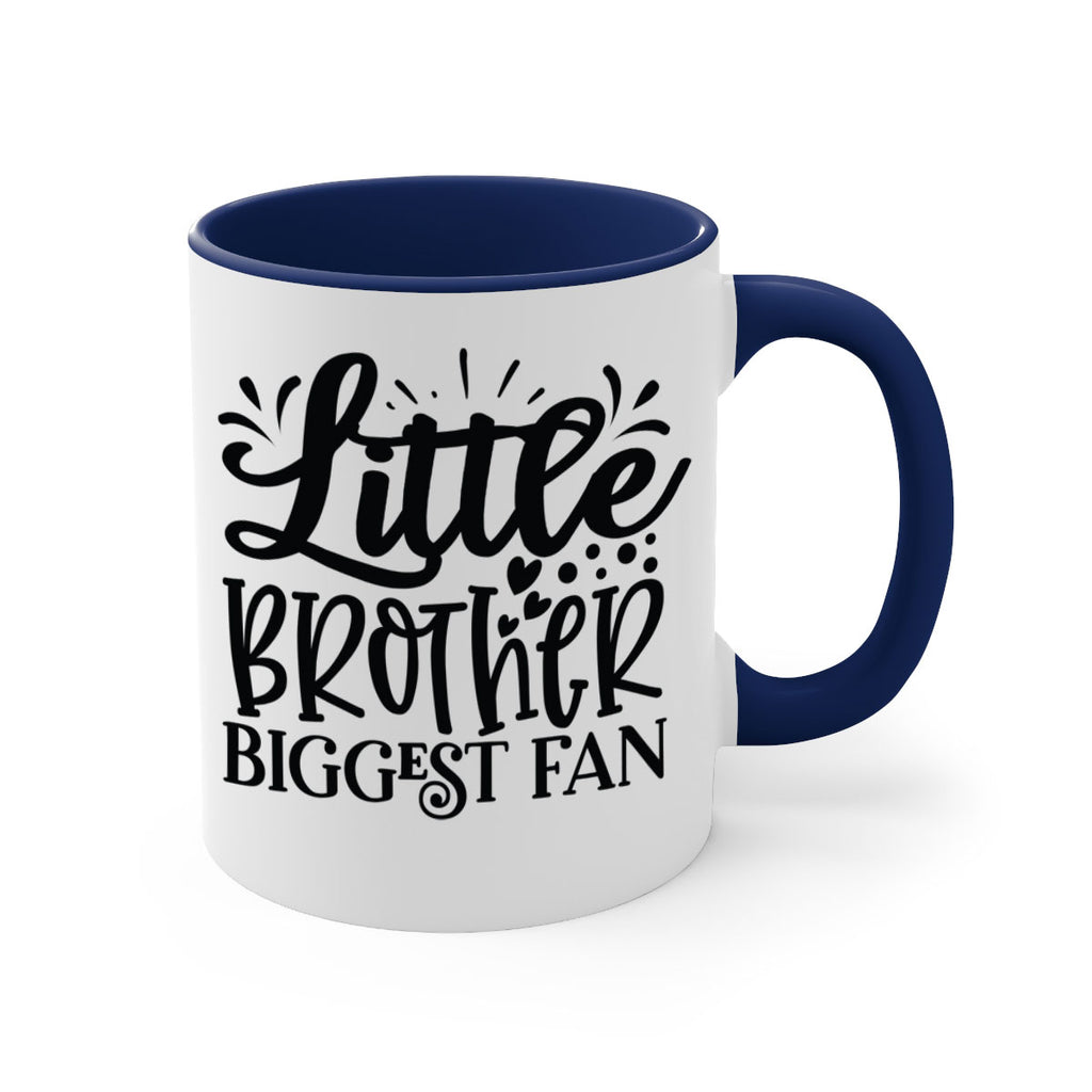 Little Brother Biggest Fan 2056#- baseball-Mug / Coffee Cup