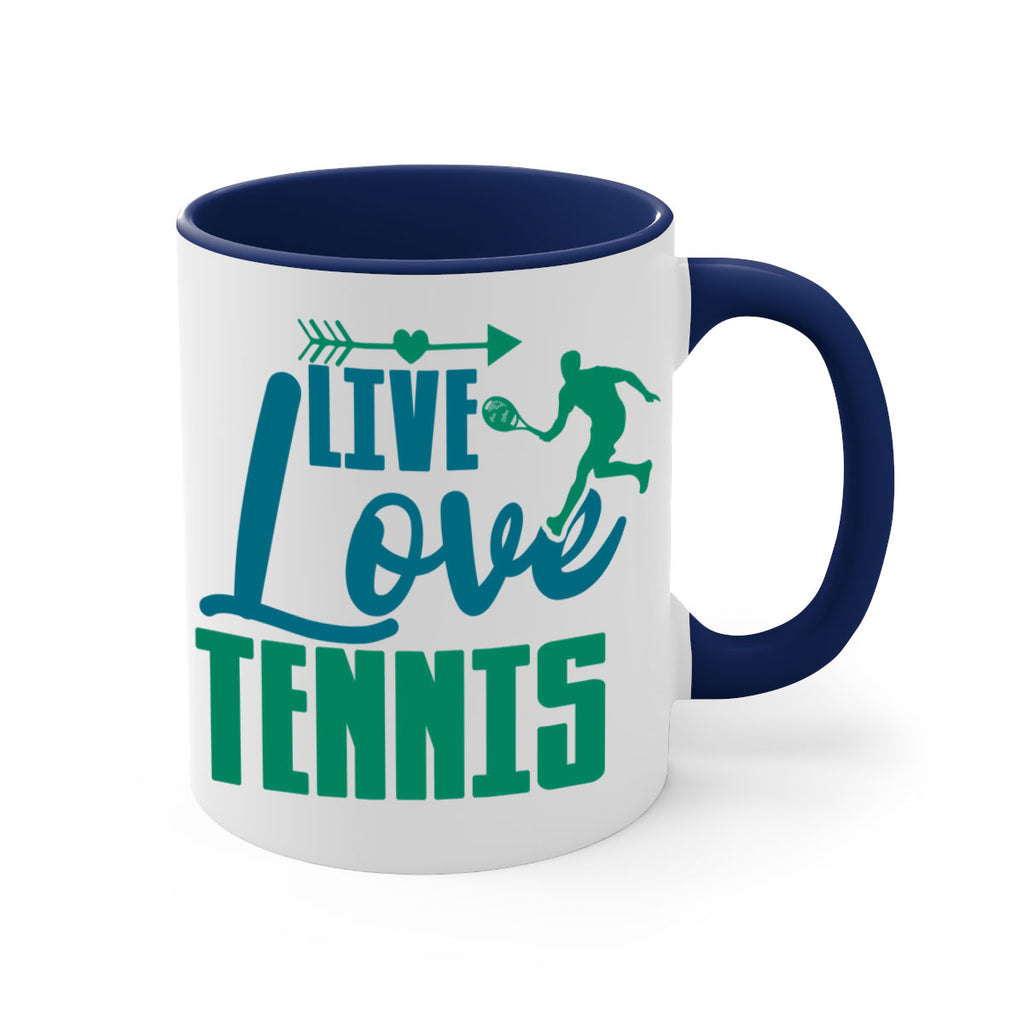 Live Love Tennis 828#- tennis-Mug / Coffee Cup