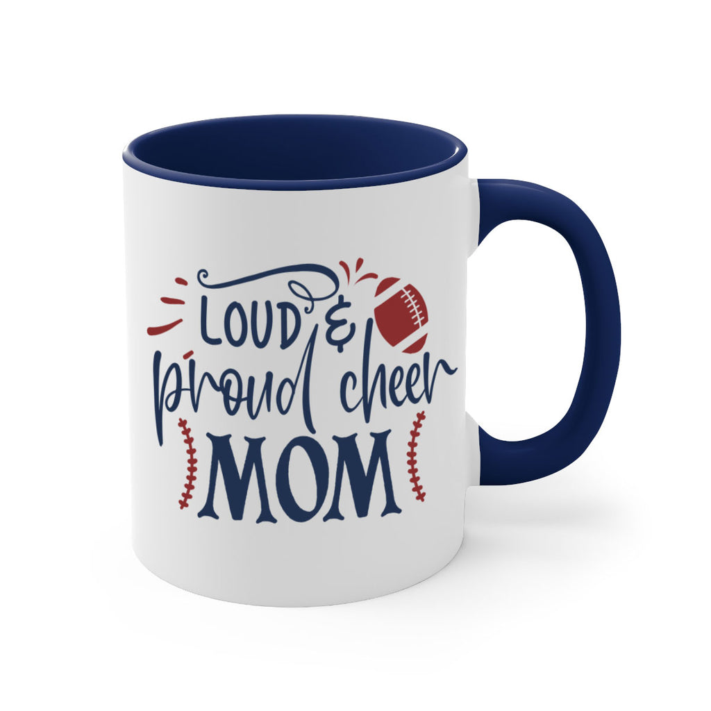Loud proud cheer mom 1534#- football-Mug / Coffee Cup
