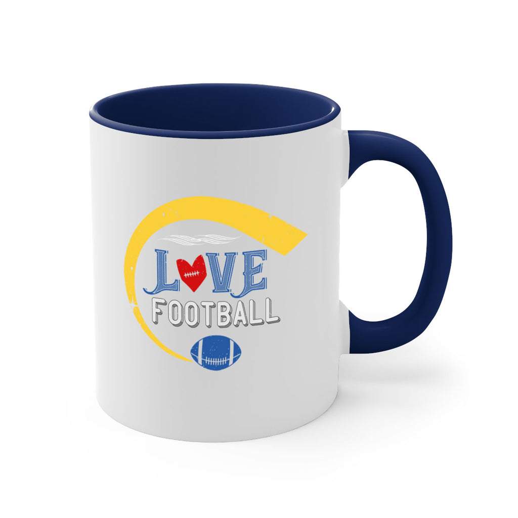 Love football 733#- football-Mug / Coffee Cup