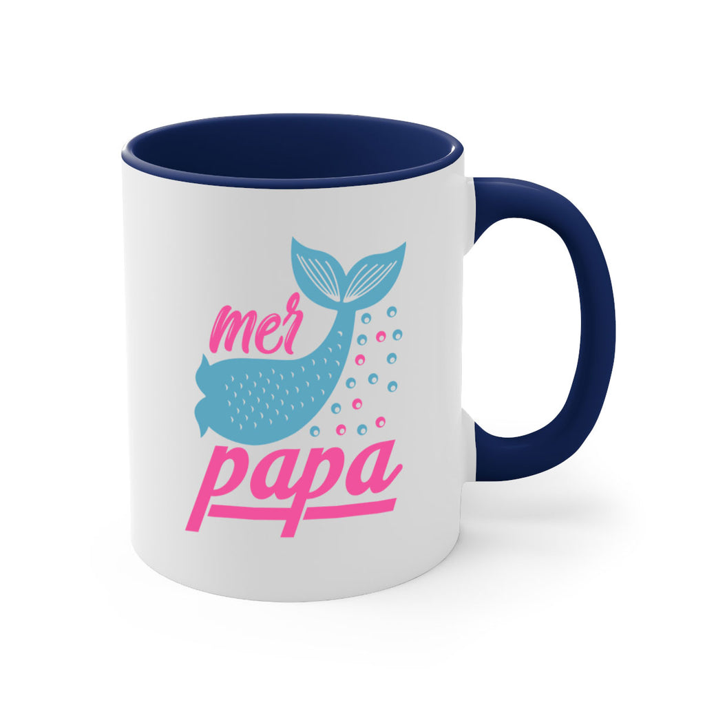 Mer Papa 344#- mermaid-Mug / Coffee Cup
