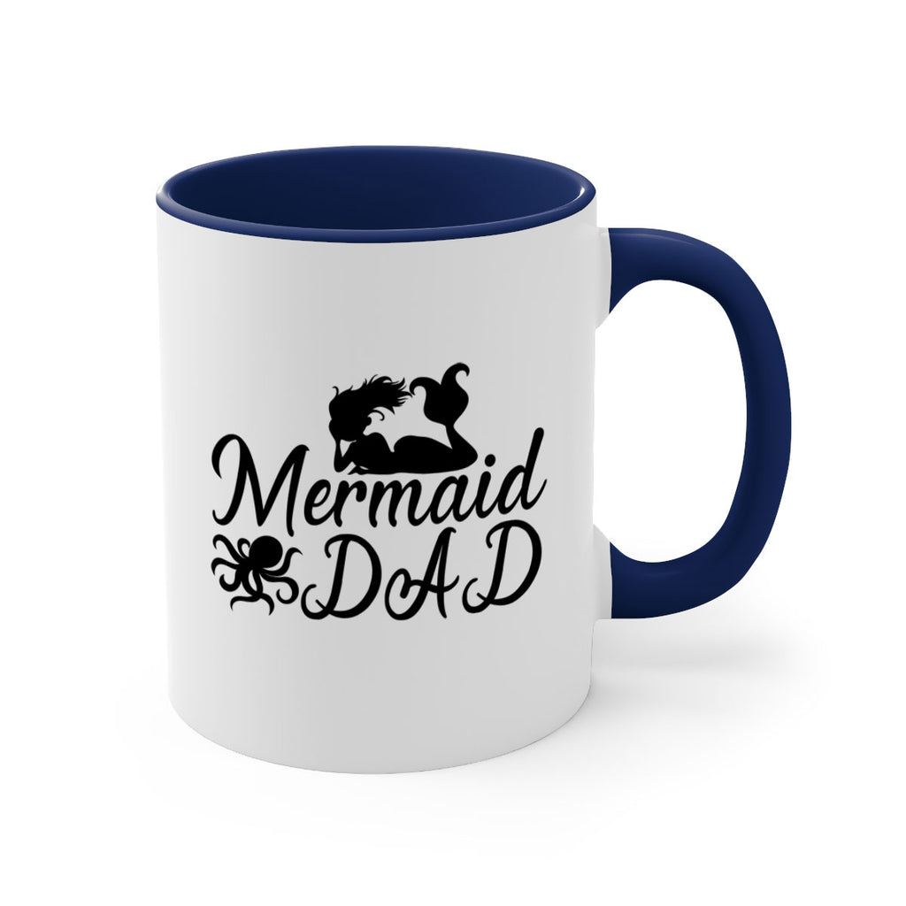 Mermaid Dad 357#- mermaid-Mug / Coffee Cup