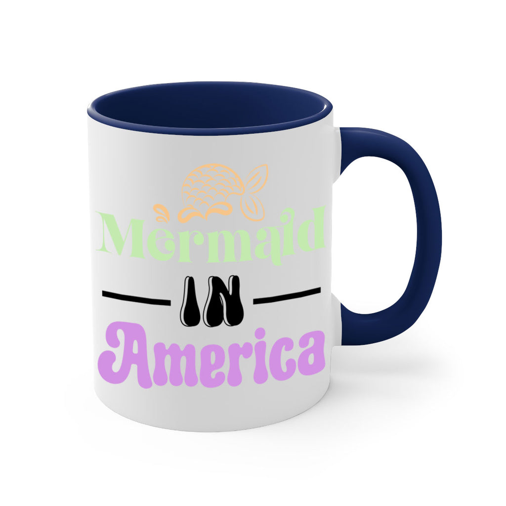 Mermaid In America 420#- mermaid-Mug / Coffee Cup