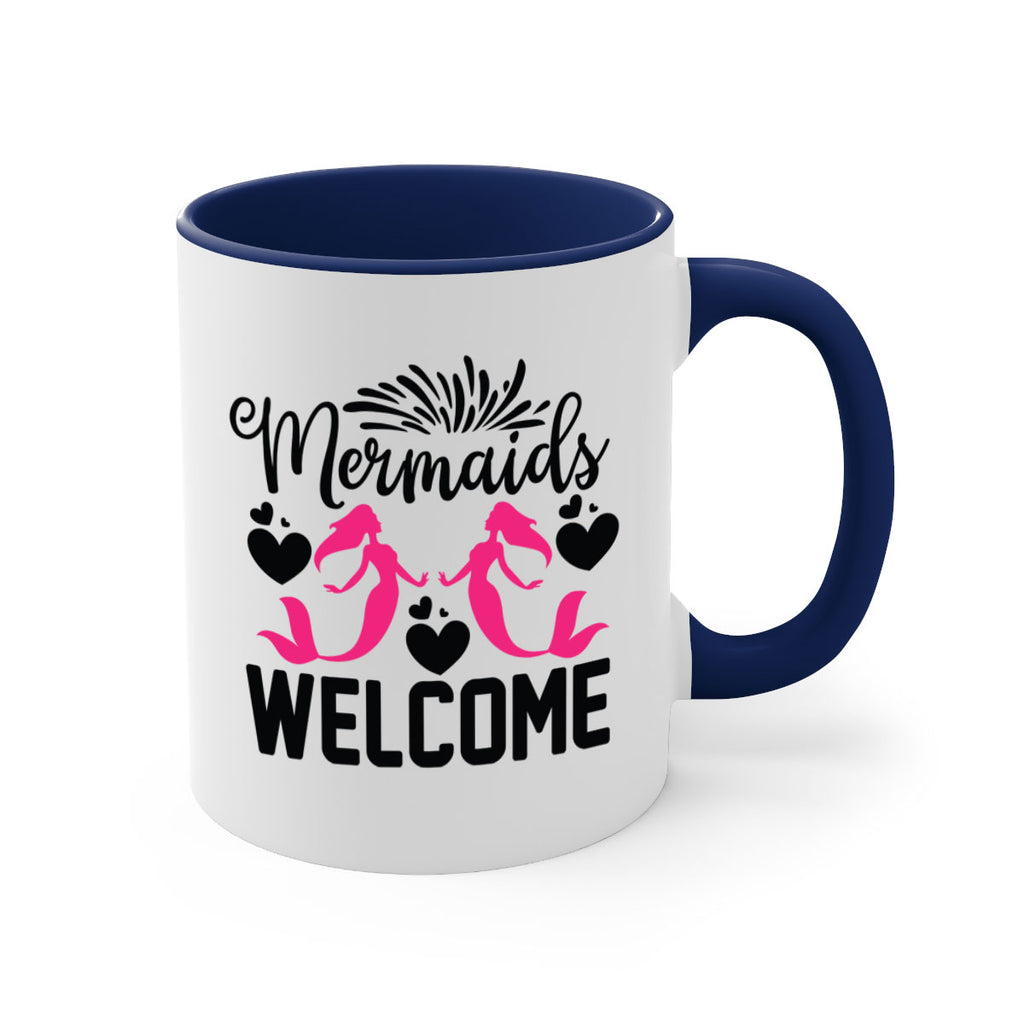 Mermaids Welcome 499#- mermaid-Mug / Coffee Cup