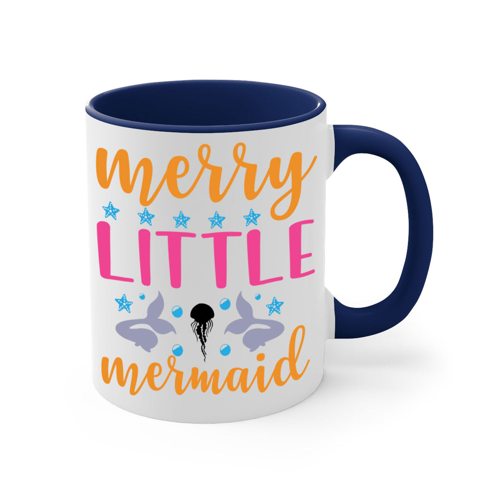 Merry Little Mermaid Design 503#- mermaid-Mug / Coffee Cup