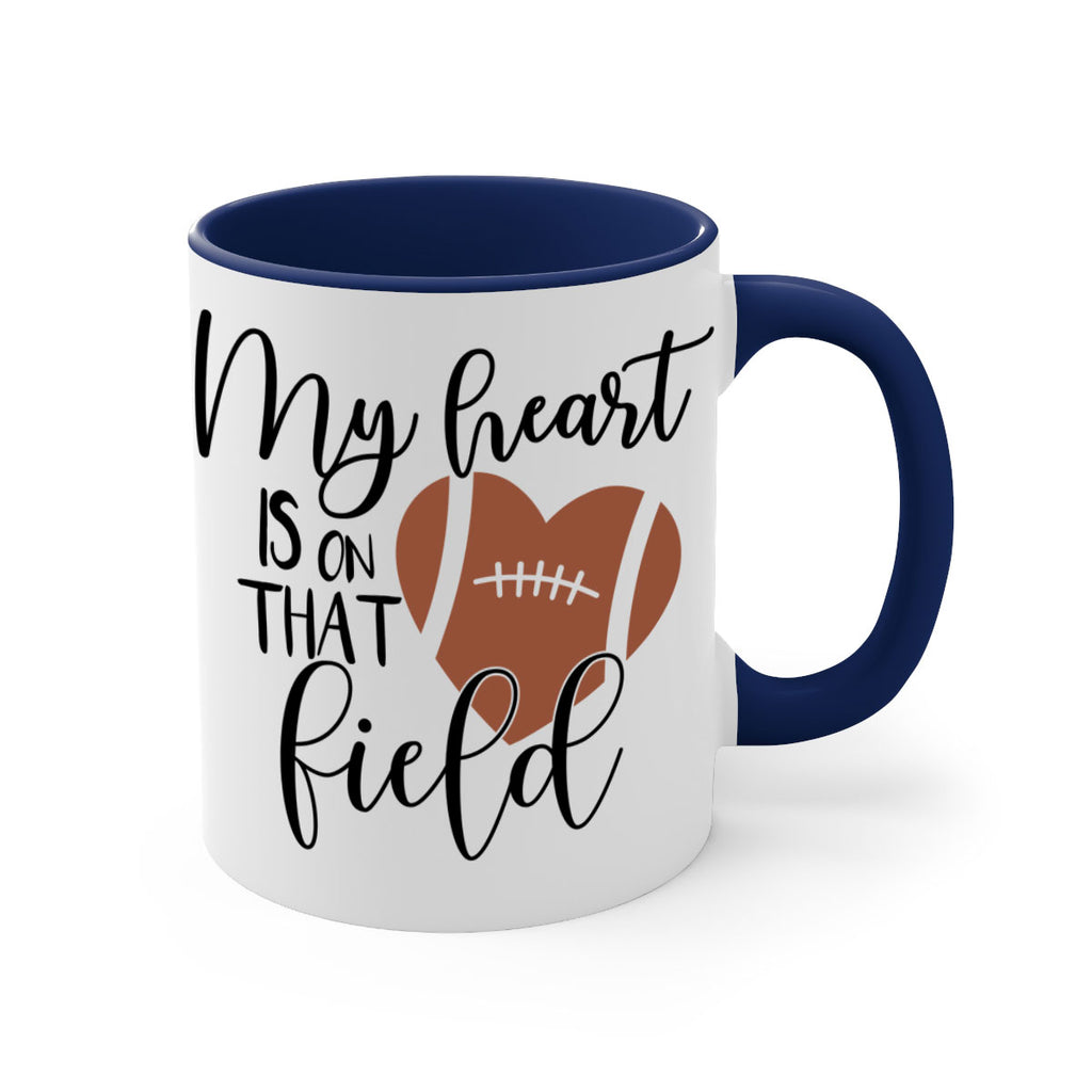 My heart is on that field 639#- football-Mug / Coffee Cup
