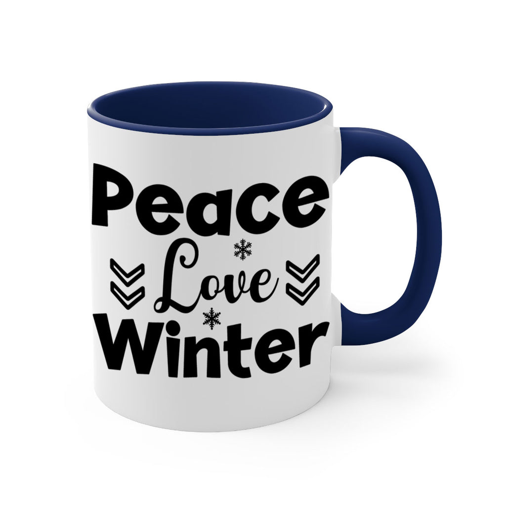 Peace Love Winter333#- winter-Mug / Coffee Cup