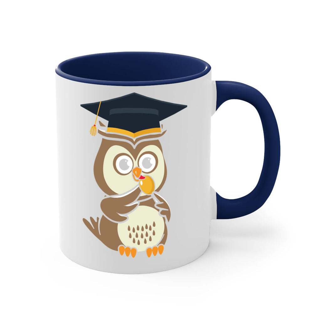 Profesor Owl Licks Candy A TurtleRabbit 17#- owl-Mug / Coffee Cup